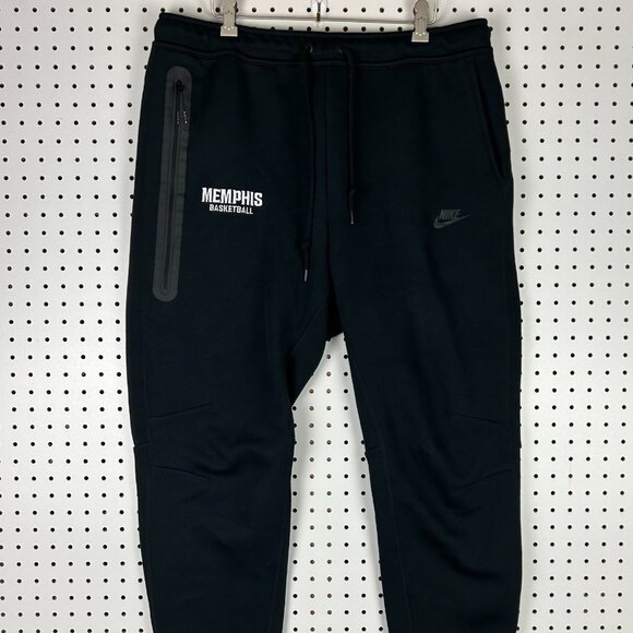 Nike Memphis Tigers Sweatpants XL Black Tech Jogger Basketball PE Penny Hardaway - Picture 2 of 6